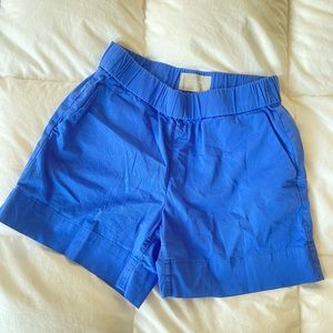 Everlane Royal Blue Elastic Waist Shorts